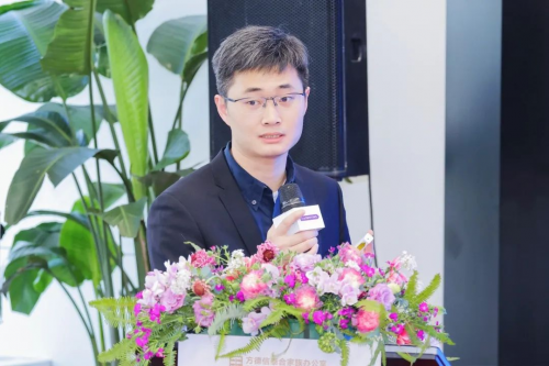  ▲新方德科技集团首席技术官：李炯先生发言